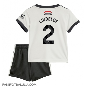 Manchester United Victor Lindelof #2 Echipament de Fotbal Replică 2024-25 Copii Treilea (+ Șorturi)